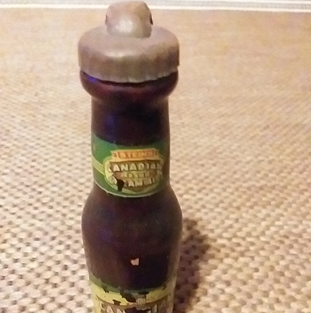 Vintage Canadian Brand Cream Ale Beer Advertising Wood & Metal Bottle Opener